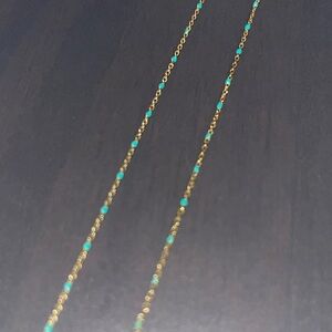 Anthropologie dainty gold necklace